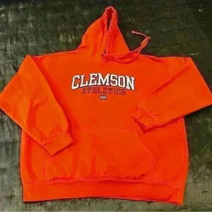CLEMSON SC Sweatshirt No Size Tag but looks to be M/L Worn Look Tiger Fan ACTIVE